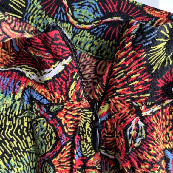 Olsenboye Colorful Pleated Mini Skirt - Size 11 - Picture 5 of 8